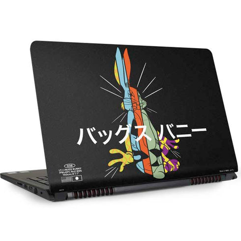 Looney Tunes Bugs Bunny Sliced Juxtapose Dell Inspiron Skin